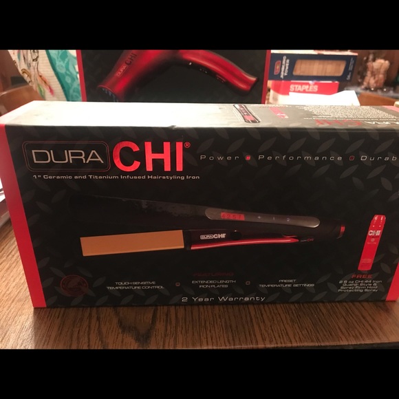 dura chi hairstyling iron 1 inch